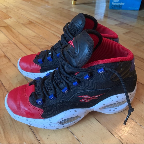 Reebok Question mid “first ballot” gs 7Y - Picture 2 of 7